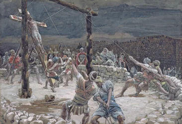 La Levée de la Croix, illustration pour La Vie du Christ, vers 1886-94