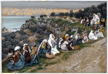 Les malades attendant que Jésus passe, illustration pour La vie du Christ
