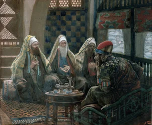 Les rois mages et Hérode, illustration pour La vie du Christ