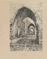 Via Dolorosa, Jérusalem (illustration de La Vie de Notre Seigneur Jésus-Christ)