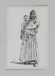 Femme de Geba, Samarie, illustration de La Vie de Notre Seigneur Jésus-Christ