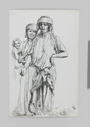 Femmes de Geba, Samarie, illustration de La Vie de Notre Seigneur Jésus-Christ