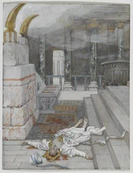 Zacharie tué entre le temple et l