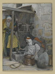Zacharie et Élisabeth, illustration pour La Vie du Christ