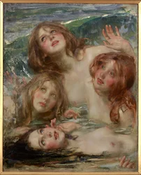 Sirènes (huile sur toile)