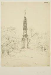 Bristol High Cross dans les jardins de Stourhead, 25 mai 1819