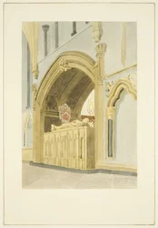 Tombe de Robert Fitzharding, décédé en 1170, dans la cathédrale de Bristol