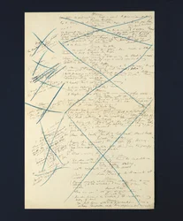 Manuscrit autographe de l