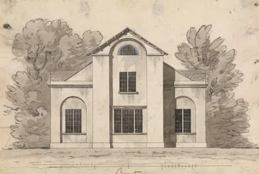 Dessin préparatoire pour le Design 1, Planche 1 d