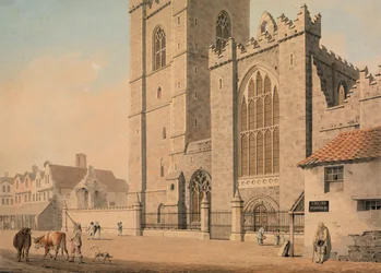 La façade ouest de la cathédrale Saint-Patrick, Dublin