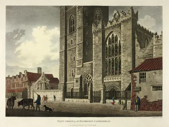 Façade ouest de la cathédrale Saint-Patrick