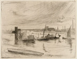 Aube à Battersea (Cadogan Pier)