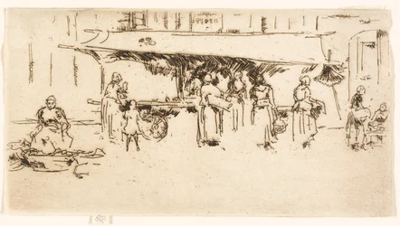 Stand, Place du Marché, Loches