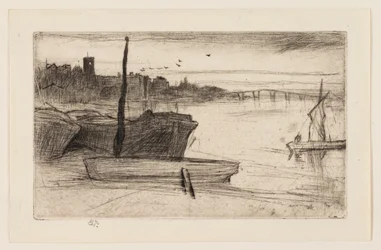 Pont et église de Chelsea