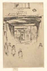 Drury Lane, de la deuxième série de Venise (Une série de vingt-six gravures)