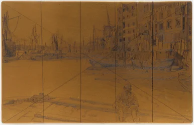 Plaque de Gravure: Eagle Wharf (Tyzac Whiteley and Co.)