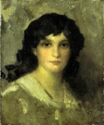 Tête de jeune femme