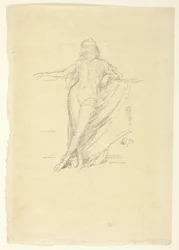 Petite figure drapée, penchée