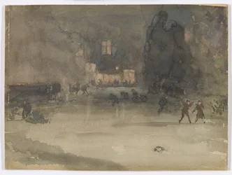 Nocturne : Amsterdam en hiver