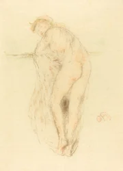 Modèle nu, vue de dos