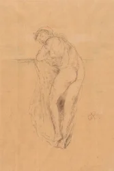 Modèle nu, vue de dos