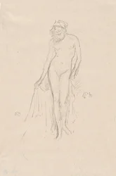 Modèle Nu, Debout