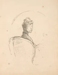 Étude de portrait : Mlle Rosalind Birnie Philip