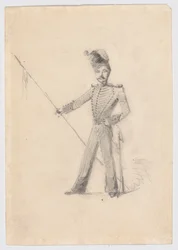Soldat avec lance