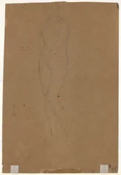 Figure debout [verso]