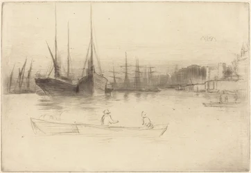 Bateaux à vapeur devant la Tour de Londres