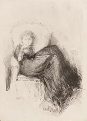 Étude—Maude assise