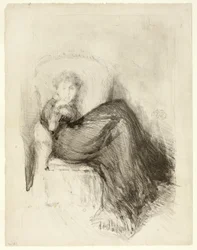 Étude : Maud assise