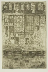 Le rideau brodé