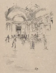 La Longue Galerie, au Louvre