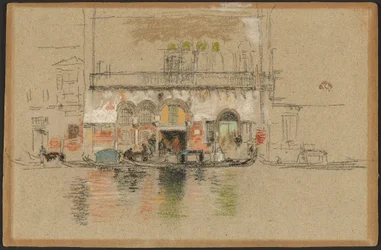 Le palais ; blanc et rose