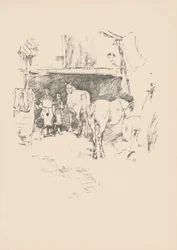 La cour de la forge