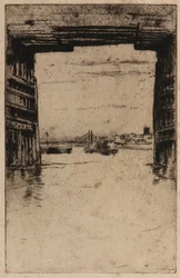 Sous le vieux pont de Battersea