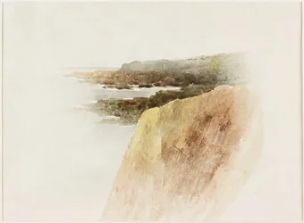 Paysage marin : promontoire et falaises