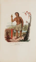 MEN-DOW-MIN ou Le maïs ; un nain chippewa, tiré du Portfolio autochtone