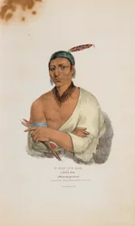O-WAN-ICH-KOH ou le petit élan ; un chef Winnebago, extrait du Portfolio autochtone