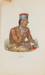 WA-EM-BOESH-KAA ; Un chef Chippeway, tiré du Portfolio autochtone