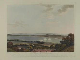 Danemark 1807 : Le siège de Copenhague, gravé par Robert Pollard et Joseph Constantine Stadler, publié en 1807