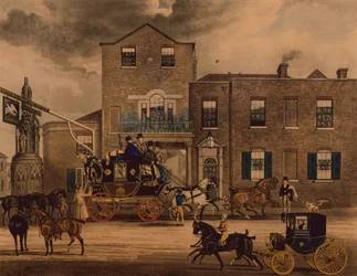 Changement de Chevaux de la Diligence