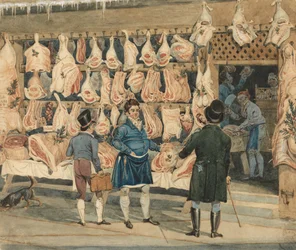 Le marché de la viande