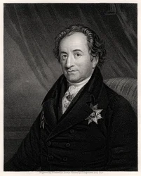 Johann Wolfgang von Goethe, poète, dramaturge et scientifique allemand, 19e siècle