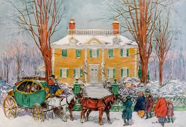 Maison Longfellow, Cambridge, Massachusetts, USA, 18ème siècle, 1921