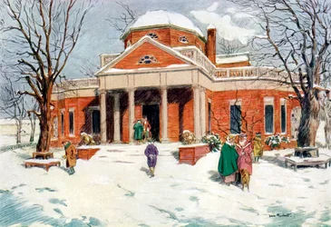 Monticello, près de Charlottesville, Virginie, États-Unis, 18e siècle, 1921