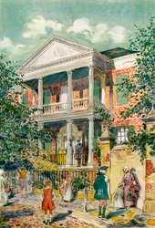 Maison Pringle, Charleston, Caroline du Sud, USA, XVIIIe siècle