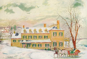 La maison Kendall, Virginie, USA, XVIIIe siècle, 1921