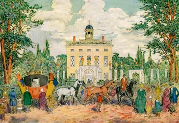 Maison de Timothy Dexter, Newburyport, Massachusetts, États-Unis, XVIIIe siècle, 1921